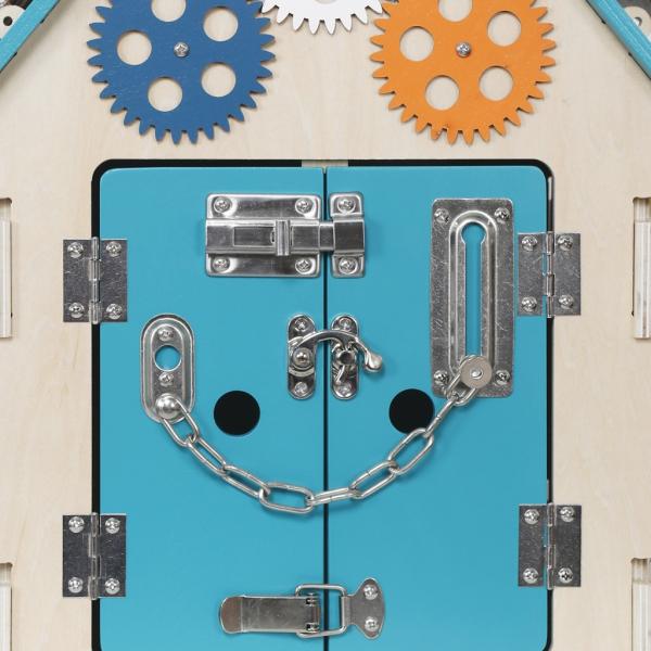 2Kids Toys Activity board Domeček tyrkysový (obrázek 4)