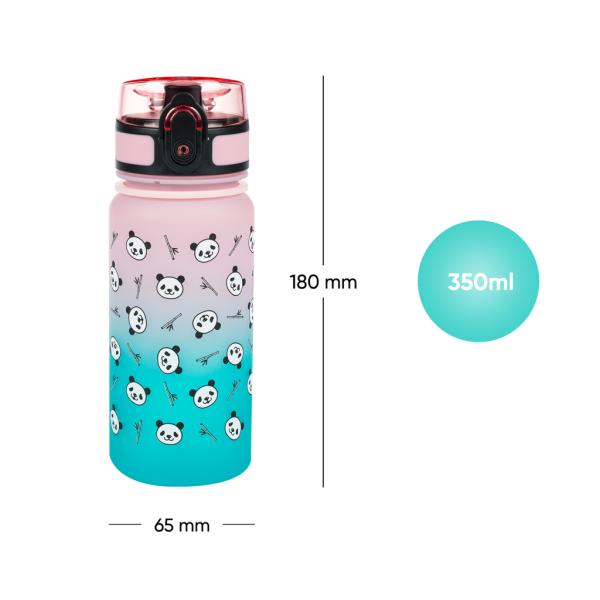 BAAGL Tritanová láhev na nápoje Gradient Panda, 350 ml (obrázek 7)