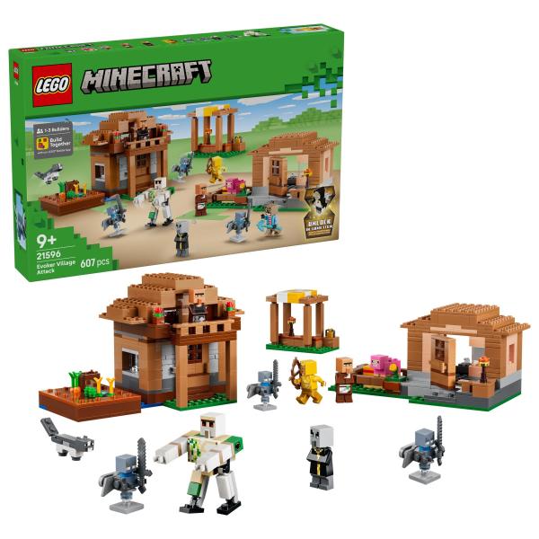 LEGO® Minecraft™ 21596 Útok Mága na dedinu