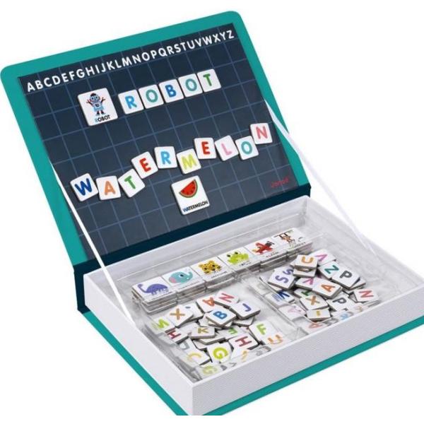 Janod Magnetibook Abeceda anglická Magnetická kniha pro děti