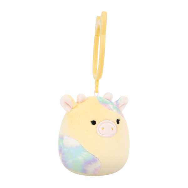 SQUISHMALLOWS Klíčenka Žlutá kravička - Rina (obrázek 6)