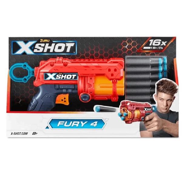X-SHOT EXCEL Fury 4 s otočnou hlavní a 16 náboji (obrázek 3)