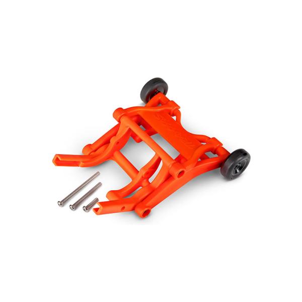 Traxxas sada oporných koliesok (wheelie) oranžová