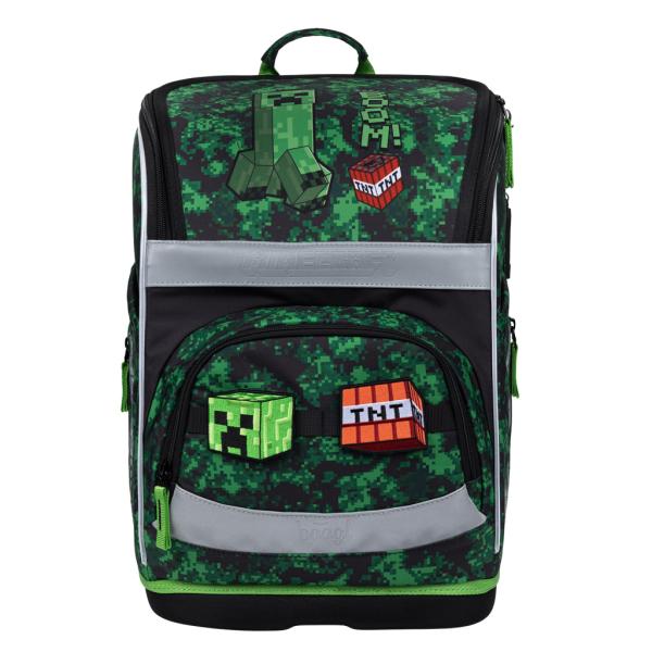 BAAGL Školská aktovka Zippy Plus Minecraft Boom