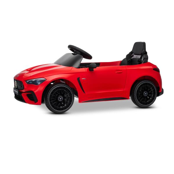 Elektrické autíčko Mercedes CLE 12V s pohonem zadních kol, červené, Jednomístné, Lítio