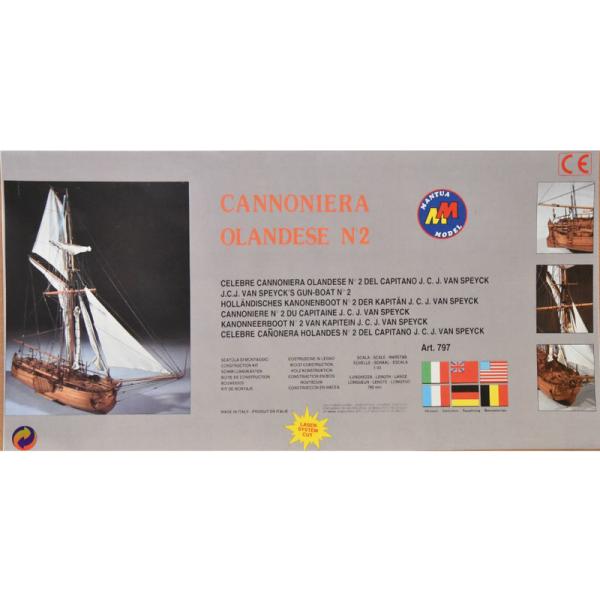 Mantua Model Holandský válečný člun No2 1:43 kit (obrázek 3)