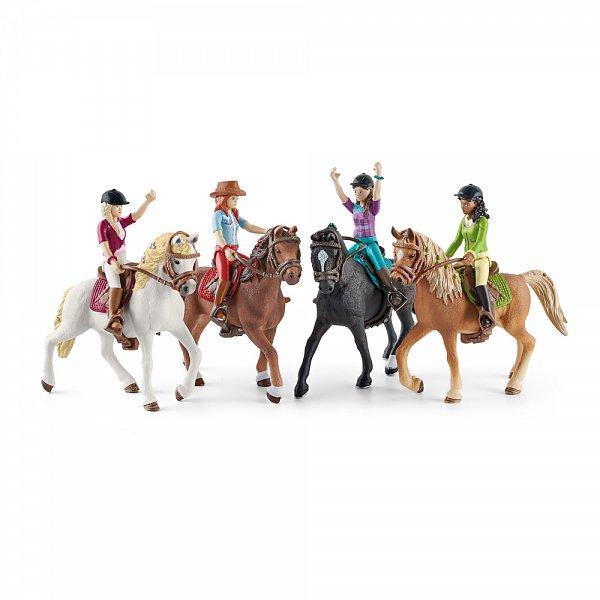 Schleich Zrzka Hannah s pohyblivými klouby na koni (obrázek 4)