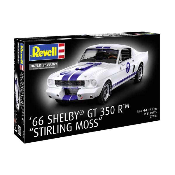 Plastic ModelKit auto 07736 - 1966 Shelby GT 350 R "Stirling Moss" (1:24)
