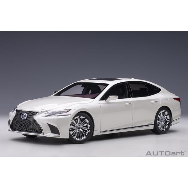 1:18 LEXUS LS500H 2018 SONIC WHITE - AUTOART - 78866