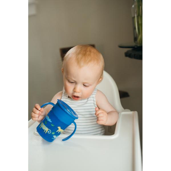 DR.BROWN’S Hrnek Cheers360 6m+ 200 ml modrý