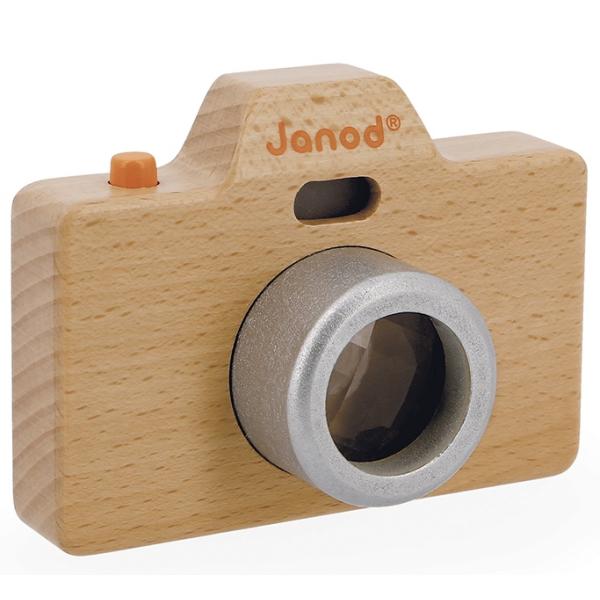 Janod Dětský dřevěný fotoaparát se zvuky a světlem (obrázek 3)