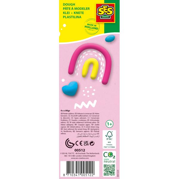 Ses Plastelína 4 x 90g (obrázek 5)