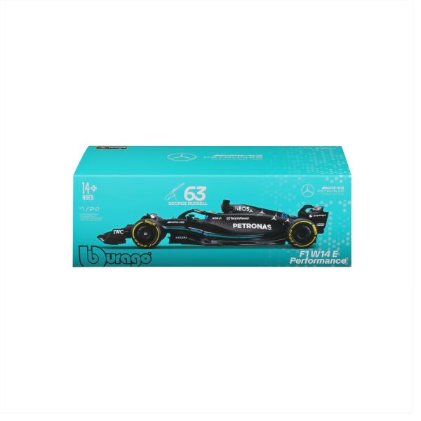 Bburago 1:24 Formula F1 Mercedes-AMG Petronas W14 E Performance(2023) č.63 George Russell