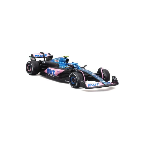 Bburago 1:43 RACE Formula F1 – BWT Alpine F1 Team A524 (2024) #10 (Pierre Gasly) – s dr