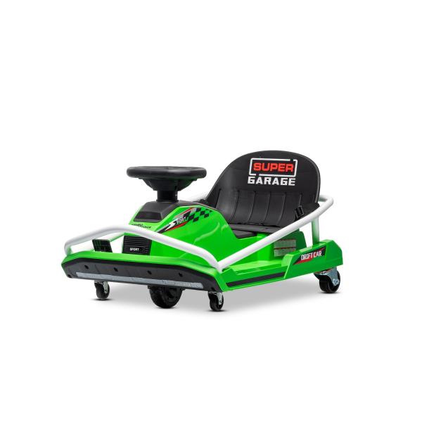 Beneo Motors driftovací Motokára 24V, zelená, 300W Bezkartáčový Motor, Lithiová baterie, D (obrázek 4)