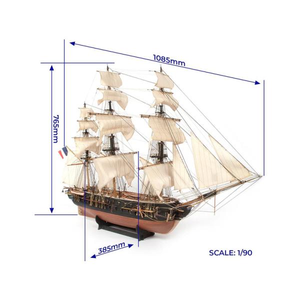 OCCRE Belle Poule 1:90 kit