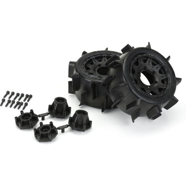 Pro-Line kolo 2.8", pneu Sand Paw LP, disk Raid H12 černý (2) (obrázek 3)