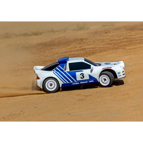 Traxxas Mini Rally Ford RS200 1:12 4WD VXL RTR modrý (obrázek 7)