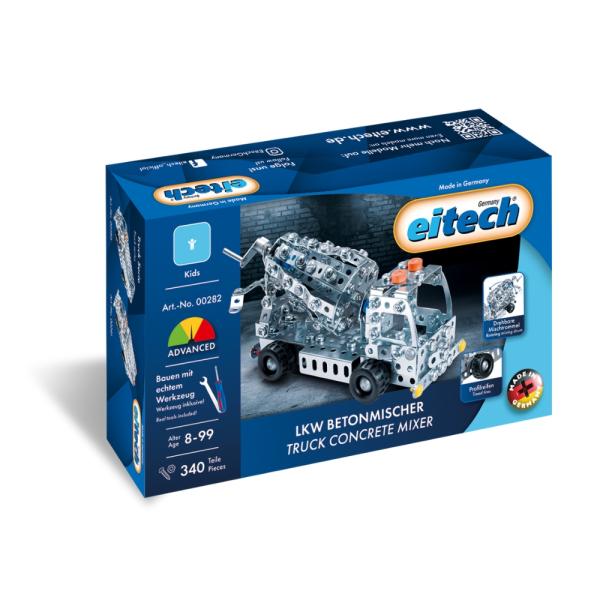 EITECH stavebnice Auto s betonovou míchačkou 340 dílků
