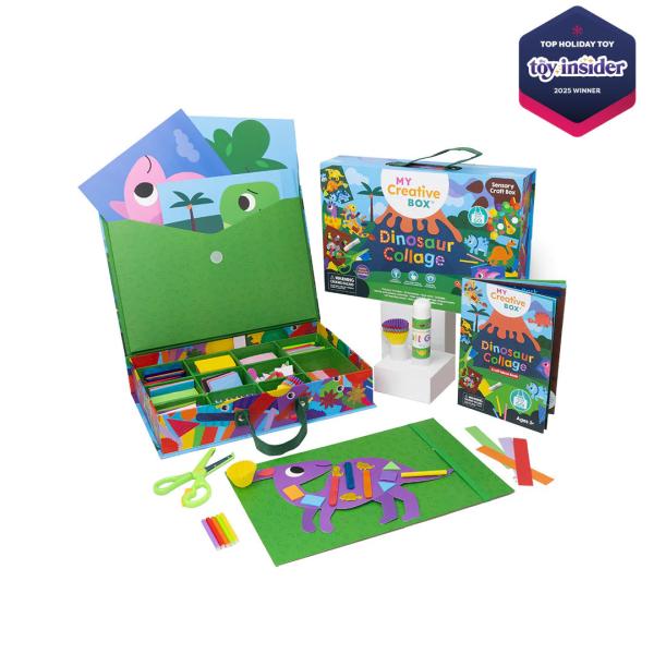 MY CREATIVE BOX® Kreativní kolážová senzorická sada Dinosauři (obrázek 5)