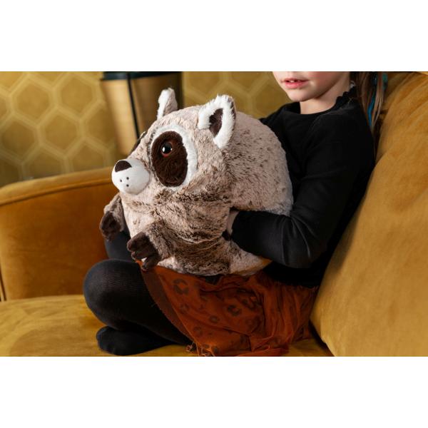 Cozy Noxxiez HW712 Mýval – hřejivý plyšový polštář 3 v 1