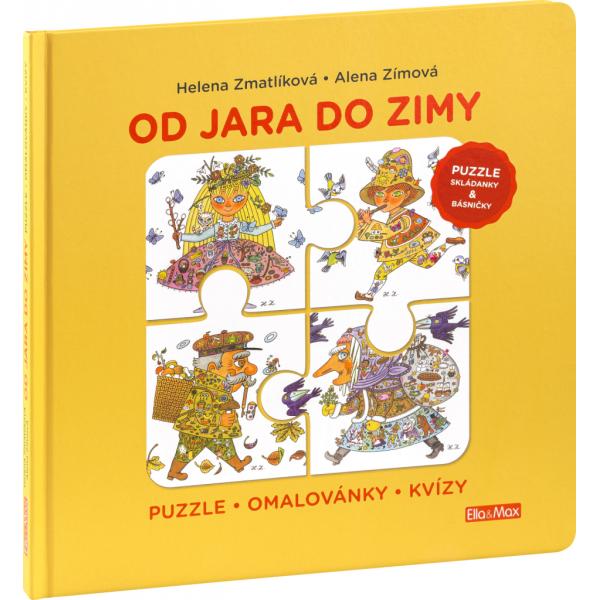 Od jara do zimy - Puzzle, básničky, omalovánky, kvízy