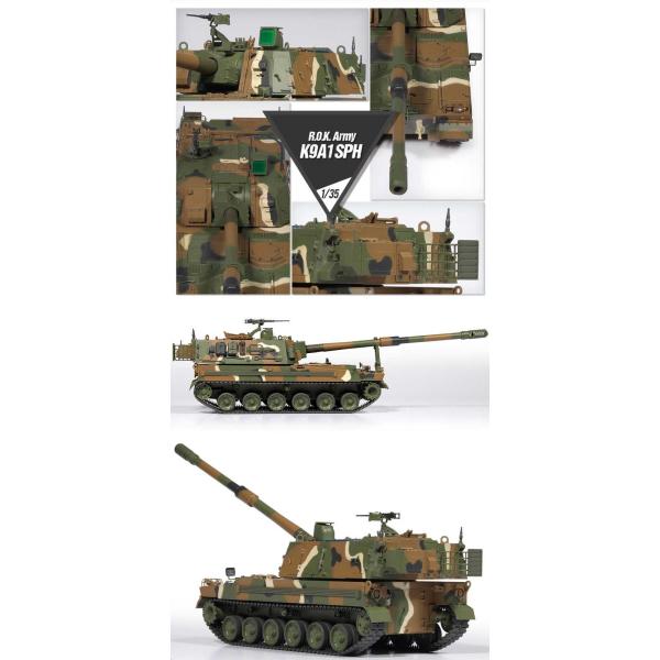 Model Kit military 13561 - R.O.K. Army K9A1 SPH (1:35) (obrázek 3)