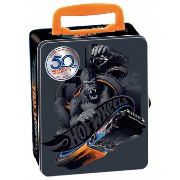 Klein Zberateľský kufrík Hot Wheels, 50 kusov