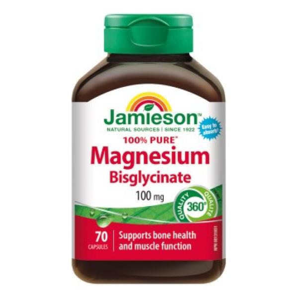 Jamieson Bisglicinato di Magnesio 100 mg 70cps.