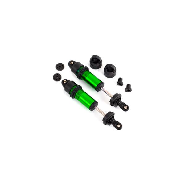 Traxxas Amortisseur Court Gt-Maxx En Aluminium Anodisé Vert (2)-image