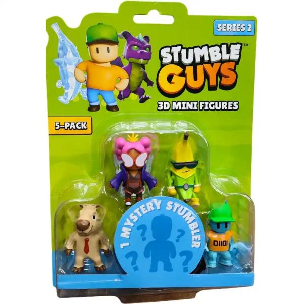 Stumble Guys 3D mini figurka 5ks Series 2
