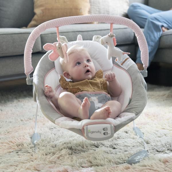 Lehátko vibrující s melodií Flora the Unicorn ™ 0m +, do 9kg (obrázek 9)