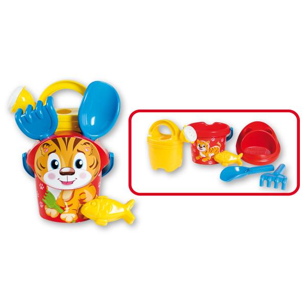 Androni Sada na písek tygřík s konvičkou – malá