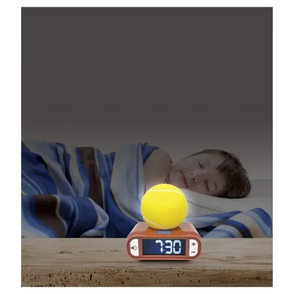 Budík s nočním 3D světlem Tenis (obrázek 6)