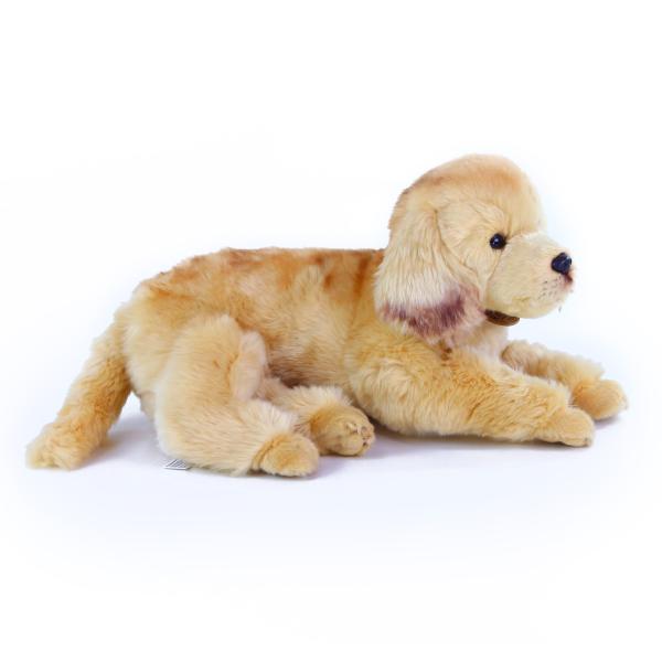 Plyšový pes zlatý retriever ležiace 32 cm EKO-PRIATEĽSKÝ (obrázek 3)