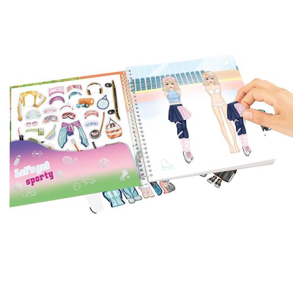 Top Model Sportovní kreativní sešit s nálepkami