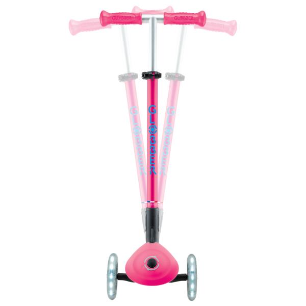 Globber dětská skládací koloběžka Elite Lights Fuchsia (obrázek 8)