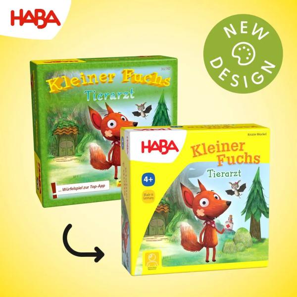 Haba Mini karetní hra pro děti Malý lišák Veterinář od 4 let