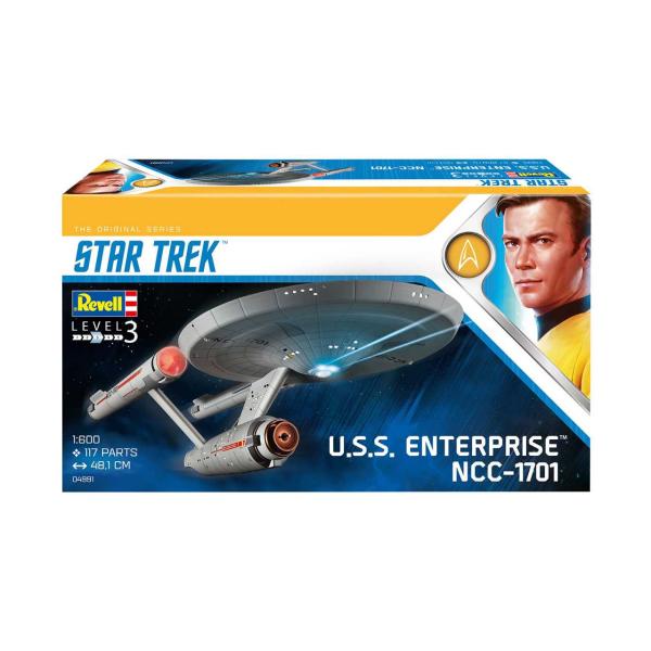 Plastic Modelky Star Trek 04991 - USS Enterprise NCC-1701 (TOS) (1: 600) (obrázek 3)