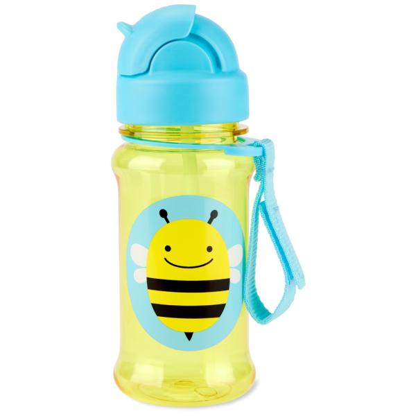 SKIP HOP Zoo tritan Láhev s brčkem 355ml Včelka 12m+