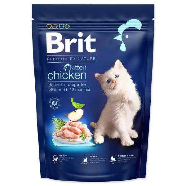 Krmivo Brit Premium by Nature Cat Kitten Chicken 800g