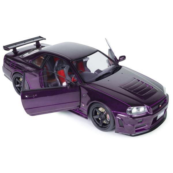 1:18 NISSAN SKYLINE (R34) GT-R Z TUNE MIDNIGHT PURPLE