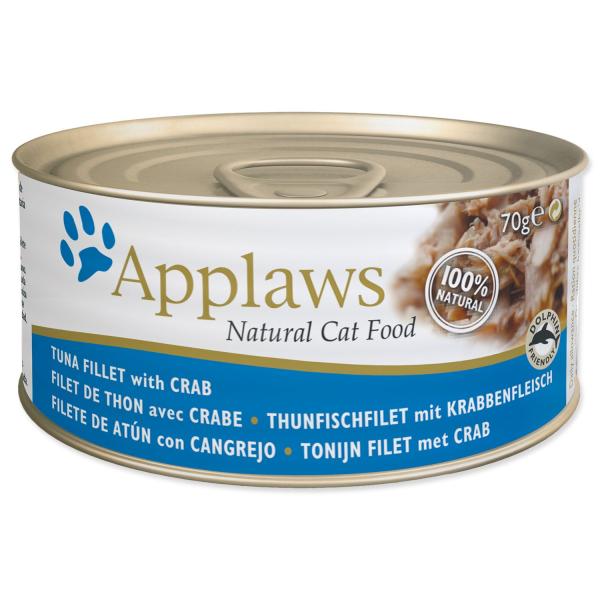Applaws Cat lata atún y cangrejo 70g