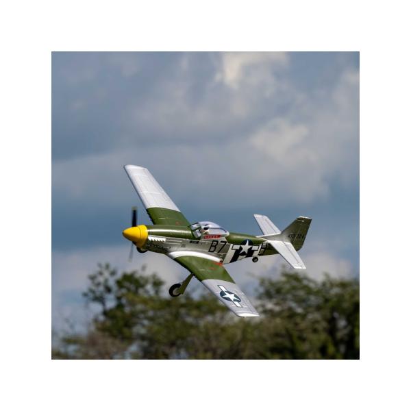 E-flite P-51D Mustang 1.0m AS3X+ SAFE Select BNF Basic
