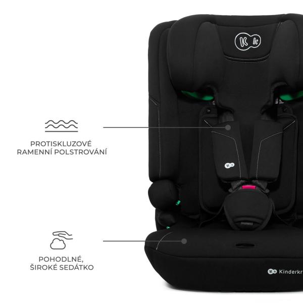 KINDERKRAFT Autosedačka I-Comfy i-Size (76 do 150 cm) Black