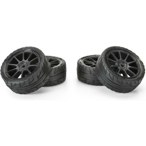 Pro-Line kolo 1:14 s pneu Vector, disk černý Velocity H12mm (4): Typhon Grom