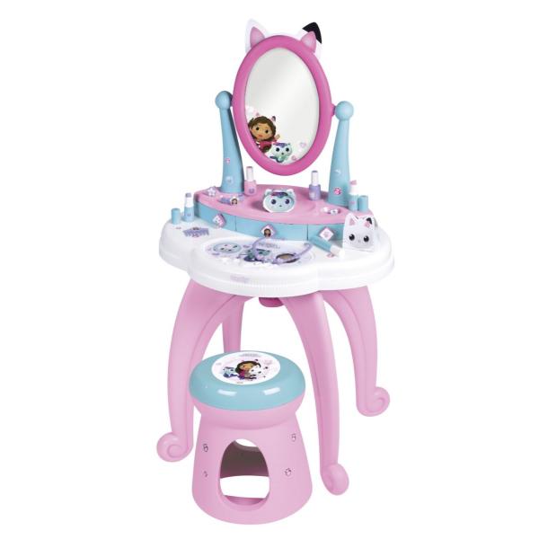 Smoby Gabby's Dollhouse 2v1 Toaletný stolík so stoličkou