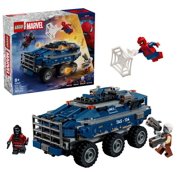LEGO® Marvel 76349 Spider-Man a honička vězeňského transportéru