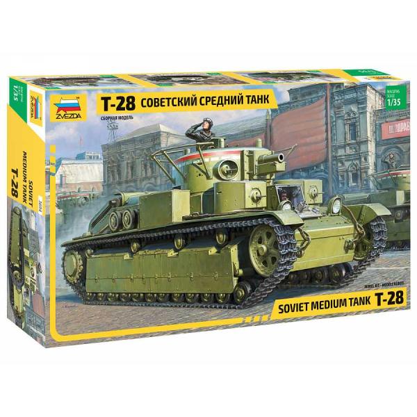 Model Kit tank 3694 - T-28 Heavy Tank (1:35)