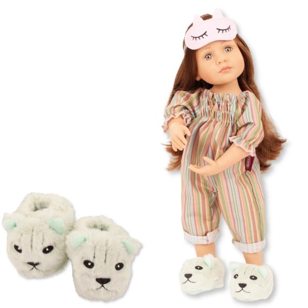 Götz bábika Little Kidz PJ Party s papučkami 36cm